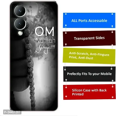 Classy Silicon Back Cover For Vivo Y28 5G-thumb3