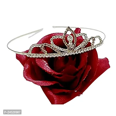 Drisona Golden Crystal Rhinestone Princess Hair Tiara Crown For Girls And Kids Same Design