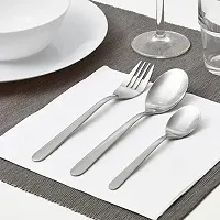 IKEA Cutlery Spoon Set of 12 Piece, Silver-thumb1
