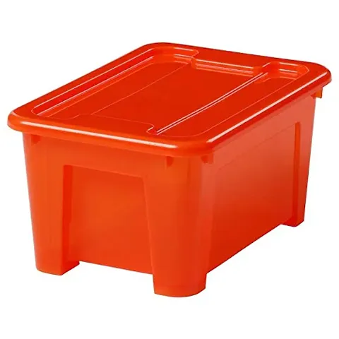 Ikea TSSP Box with lid, 28x19x14 cm/5 l (11x7 ?x5 ? /169 oz)