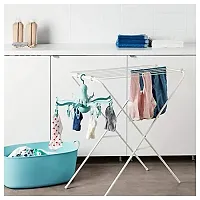 Ikea 801.896.63 Pressa Plastic Hanging Dryer with 16 Clothes Clips (Blue)-thumb1