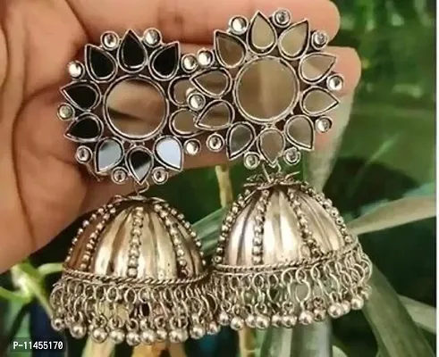 Women Stylish Jhumka Earrings-thumb0