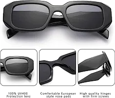 Uv Protection Unique Design  Rectengular Unisex  Sunglasses-thumb3