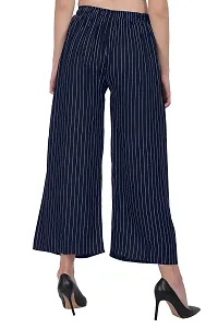 Vedansh Enterprises Striped Palazzo For Womens And Grils Stylish Bottom Wear Rayon Fabric-thumb2