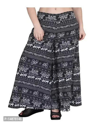 Vedansh Enterprises Crepe Printed palazzo for Women, Women's Printed palazzo