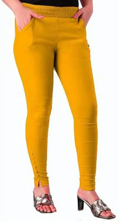 Vednash Enterprises Women Stylish Stretchable Jeggings Trouser Pencil Kurti Pants for Girls and Ladies