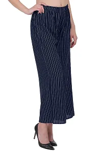 Vedansh Enterprises Striped Palazzo For Womens And Grils Stylish Bottom Wear Rayon Fabric-thumb1