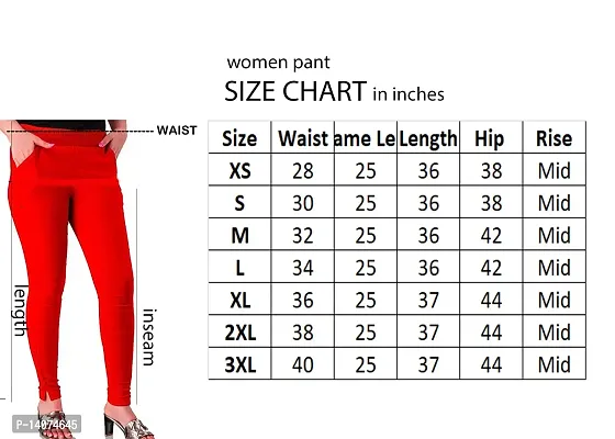 Women Stylish Stretchable Jeggings Trouser Kurti Pants or Girls