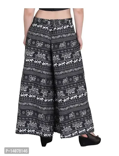 Vedansh Enterprises Crepe Printed palazzo for Women, Women's Printed palazzo-thumb2