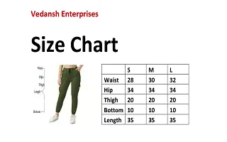 Vedansh Enterprises Duve Fashion Stretchable Fabric Joggers for Women Trouser-thumb3