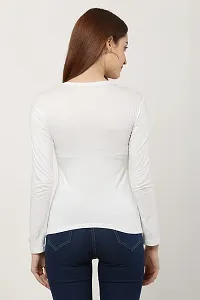 Vedansh Enterprises T-Shirt for Women Skinny Fit Full Sleeve Top-thumb2