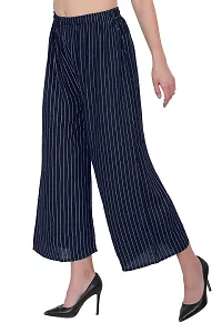 Vedansh Enterprises Striped Palazzo For Womens And Grils Stylish Bottom Wear Rayon Fabric-thumb3