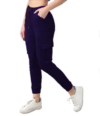 Vedansh Enterprises Duve Fashion Stretchable Fabric Joggers for Women Trouser-thumb2