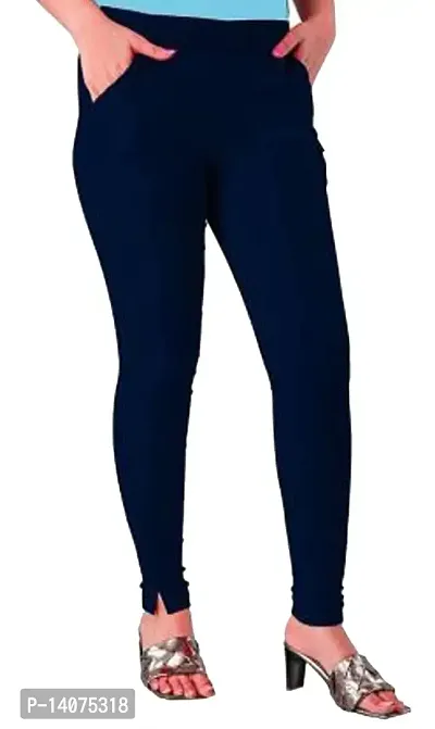 Vednash Enterprises Women Stylish Stretchable Jeggings Trouser Pencil Kurti Pants for Girls and Ladies