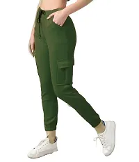 Vedansh Enterprises Duve Fashion Stretchable Fabric Joggers for Women Trouser-thumb2