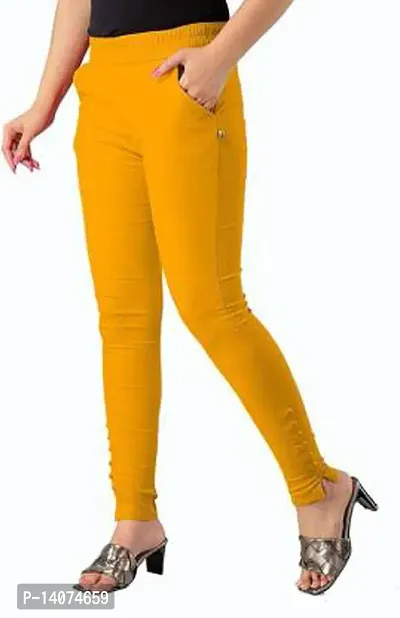 Vednash Enterprises Women Stylish Stretchable Jeggings Trouser Pencil Kurti Pants for Girls and Ladies-thumb3