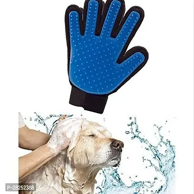 PET FUN Glove Massage Mitt with Enhanced Five Finger Design Perfect for Dogs, Cats with Long  Short Fur-thumb4