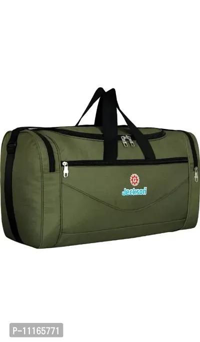 Waterproof Polyester Lightweight 45 L Luggage Travel Duffel Bag for Men  Women Duffel Bag-thumb0