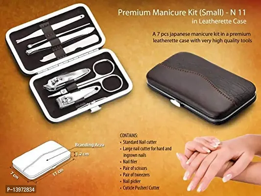 7 Tools Manicure Kit with Storage Box (Multicolour)-thumb5
