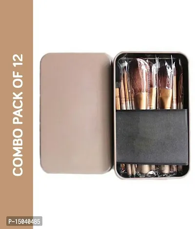 Urban Makeup Brush Set with Storage Box - Set of 12-thumb2