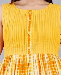 LESHA Women/Girl's Printed A-Line Knee length Dress-thumb2