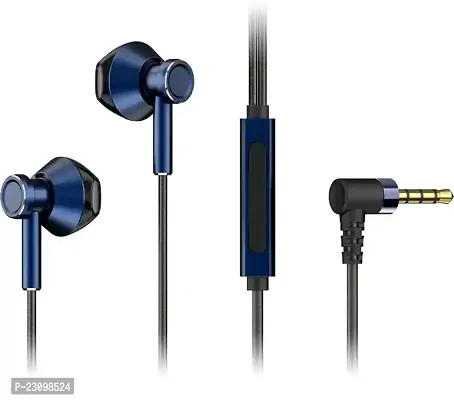 Stylish Black In-ear Wired Earphones