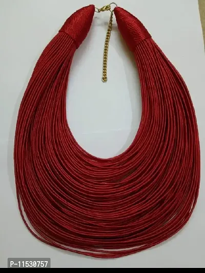 Elegant Fabric Necklace Chain For Women-thumb0