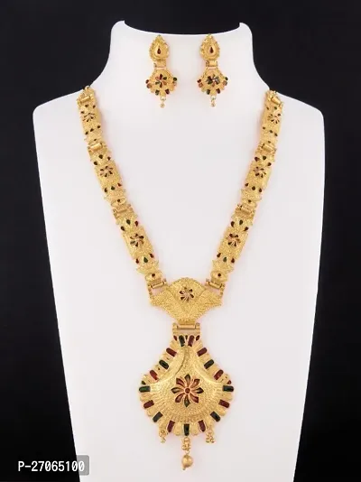 Alloy Gold Plated Traditional Wear High Quality Gold Plated Jewellery Set/Mangalsutra/Necklace For Women