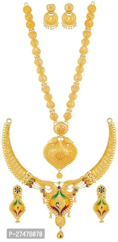 Two long traditional Jewellery set for women-thumb0