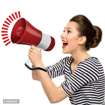 WIRELESS MEGAPHONE WITH BLUETOOTH CONNECTIVITY AND VOICE RECORD AND REPEAT