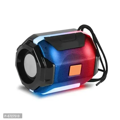 Stereo Bluetooth Speaker Subwoofer FM LED Flashing Wireless Speaker High-quality Excellent Unique Portable for Music deep bass Portable Rechargeable Flashing LED Light 10 W Bluetooth Speaker-thumb0