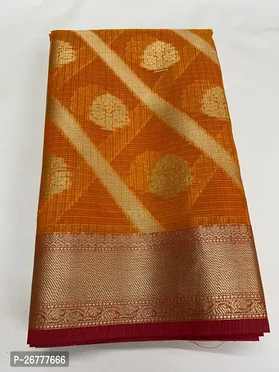 Beautiful Kosa Silk Saree With Blouse Piece For Women