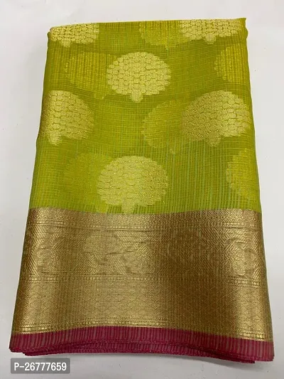 Beautiful Kosa Silk Saree With Blouse Piece For Women-thumb0