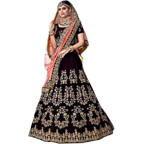 Fancy Embroidered Bridal Festive Wear Lehenga Choli With Dupatta set