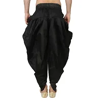 Dupion Silk Black Harem Pant for Men-thumb3