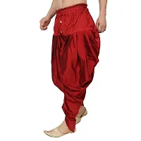 Dupion Silk Readymade Harem Dhoti for Men-thumb1