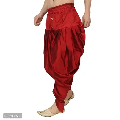 Dupion Silk Readymade Harem Dhoti for Men-thumb2