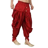 Dupion Silk Readymade Harem Dhoti for Men-thumb2