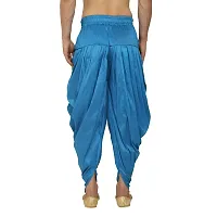 Dupion Silk Blue Harem Pant for Men-thumb2