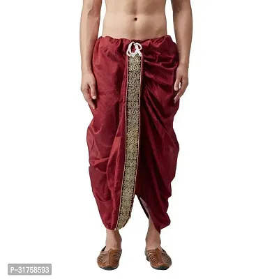 Stylish Dupion Silk Dhoti for Men-thumb0