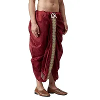 Stylish Dupion Silk Dhoti for Men-thumb2