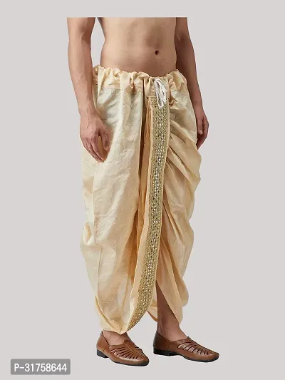 Stylish Silk Blend Dhoti for Men-thumb4