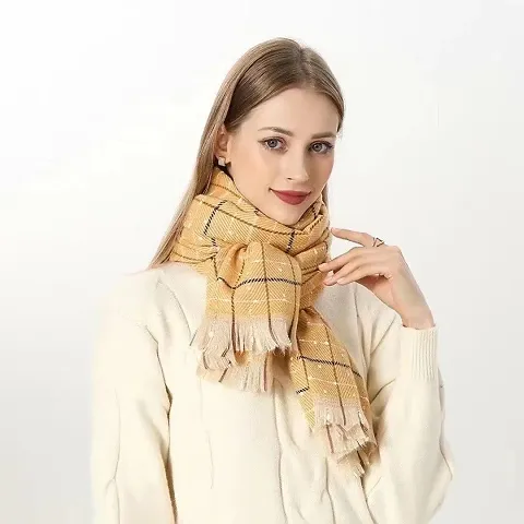 Stylish Polyester Self Pattern Stoles for Women