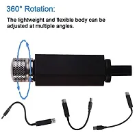 LED Car Atmosphere Lamp, 360 degree Rotation Use for USB Disco Light / Night Light / Room / Car-thumb3