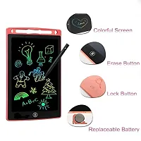 LCD Writing Tablet Pad 8.5 Inch Color Line Electric-Writing Pad, Pack of 1 MAGIC SLATE FOR KIDS with Pen  Eraser button - blue color-thumb4