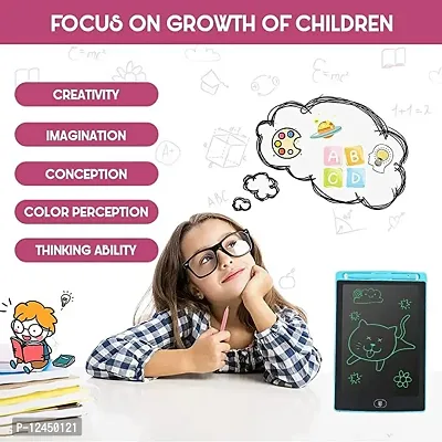 Drawing Pad with Newest LCD Pressure-Sensitive Technology | Best Birthday Gift  Toy for Kids, Baby Boy  Girl | LED / LCD / Learning  Education - blue color-thumb2