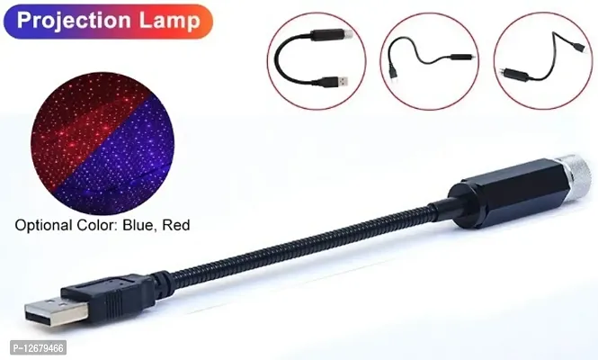 Ambient Star Light, 12V LED Car Atmosphere Lamp, 360 degree Rotation Use for USB Disco Light/Night-thumb3