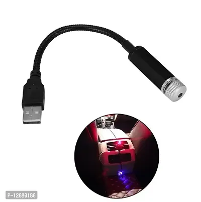 (Pack of-1) USB STAR LIGHT 5V Car Roof Star Night Light USB Atmosphere Lamp Ceiling Galaxy Decorative Lights-thumb0