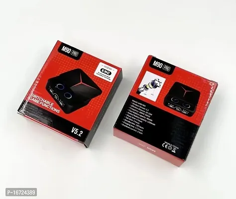 M90 TWS Low Latency Gaming Earbuds with POWERBANK ANC Wireless K4 Bluetooth Headset  (Black, True Wireless)