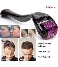 Derma Roller for Hair Growth | 0.5mm Titanium Alloy 540 Micro Needles For Men  (50 ml)-thumb2